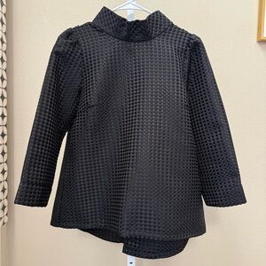 NWOT Buru x Mary Orton mod top in black. Size medium.